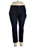 Cj Banks Solid Blue Jeans Size 18w petite - photo 1