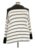 Life Style Stripes Ivory Turtleneck Sweater Size 18 - 20 - photo 1