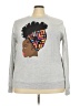 Assorted Brands Graphic Gray Sweatshirt Size 2X - photo 1