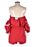 Tea & Cup 100% Polyester Hearts Red Romper Size S - photo 2
