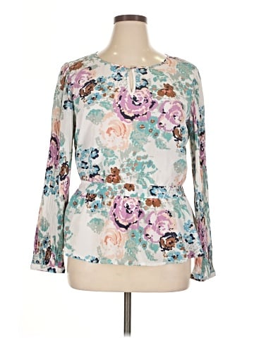 Black Rainn Long Sleeve Blouse (view 1)