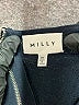 Milly 100% Nylon Solid Black Cocktail Dress Size M - photo 7