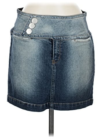 No Boundaries Denim Skirt (view 1)