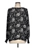 MICHAEL Michael Kors Black Long Sleeve Blouse Size L - photo 1