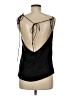 BITE Studios 100% Silk Solid Black Sleeveless Silk Top Size 8 - photo 2