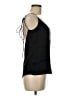 BITE Studios 100% Silk Solid Black Sleeveless Silk Top Size 8 - photo 4
