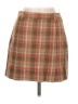 Esprit Plaid Brown Casual Skirt Size 7 - 8 - photo 1
