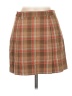 Esprit Plaid Brown Casual Skirt Size 7 - 8 - photo 2
