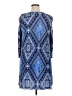 Bebop 100% Polyester Paisley Blue Casual Dress Size XL - photo 2