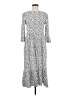 Zara Polka Dots Silver Casual Dress Size M - photo 1