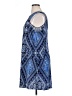 Bebop 100% Polyester Paisley Blue Casual Dress Size XL - photo 5