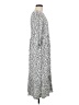 Zara Polka Dots Silver Casual Dress Size M - photo 4
