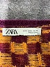Zara Checkered-gingham Orange Pullover Sweater Size S - photo 7