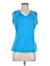Adidas 100% Polyester Blue Active Tank Size M - photo 1