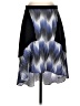 Unbranded Graphic Blue Casual Skirt Size S (estimated) - photo 1