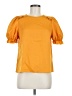 Shein 100% Polyester Orange Short Sleeve Top Size 6 - photo 1