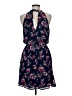 Blue Rain 100% Polyester Floral Blue Casual Dress Size M - photo 2