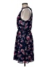 Blue Rain 100% Polyester Floral Blue Casual Dress Size M - photo 5
