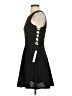 Aqua Solid Black Cocktail Dress Size S - photo 5