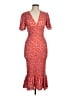 Shein Red Cocktail Dress Size 6 - photo 1
