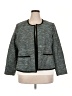 Roz & Ali Tweed Teal Jacket Size 2X - photo 1
