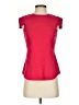 W by Worth Solid Red Short Sleeve Top Size 2 - photo 1