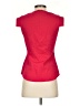 W by Worth Solid Red Short Sleeve Top Size 2 - photo 2
