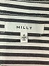 Milly 100% Cotton Silver Long Sleeve Blouse Size 6 - photo 6