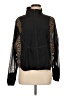 Nike 100% Recycled Polyester Animal Print Black Track Jacket Size M - photo 1