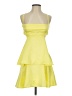 Unbranded 100% Polyester Yellow Cocktail Dress Size XS - photo 1