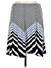 Max Edition Chevron-herringbone Blue Casual Skirt Size M - photo 2