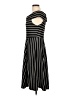 Mossimo Stripes Black Casual Dress Size L - photo 5