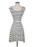 Popular Basics Stripes White Casual Dress Size S - photo 2