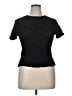 MNG Black Short Sleeve Top Size XL - photo 1