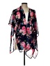Unbranded Floral Black Kimono Size L (estimated) - photo 1