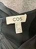 Cos Solid Black Cocktail Dress Size 4 - photo 6