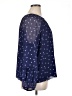 Ann Taylor LOFT 100% Polyester Floral Blue 3/4 Sleeve Blouse Size XL - photo 4