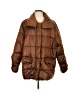 H&M 100% Polyamide Brown Coat Size S - photo 1