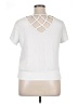 A. Byer White Short Sleeve Top Size XL - photo 2