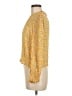 Zara Floral Yellow Long Sleeve Blouse Size M - photo 5
