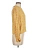 Zara Floral Yellow Long Sleeve Blouse Size M - photo 4