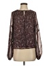 Evereve 100% Polyester Brown Long Sleeve Blouse Size S - photo 1