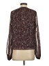 Evereve 100% Polyester Brown Long Sleeve Blouse Size S - photo 2