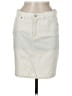Universal Thread Solid Ivory Denim Skirt Size 8 - photo 1