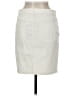 Universal Thread Solid Ivory Denim Skirt Size 8 - photo 2