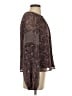 Evereve 100% Polyester Brown Long Sleeve Blouse Size S - photo 4