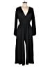 Hutch Solid Black Jumpsuit Size M - photo 1