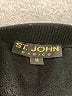St. John Solid Black Formal Skirt Size 14 - photo 4