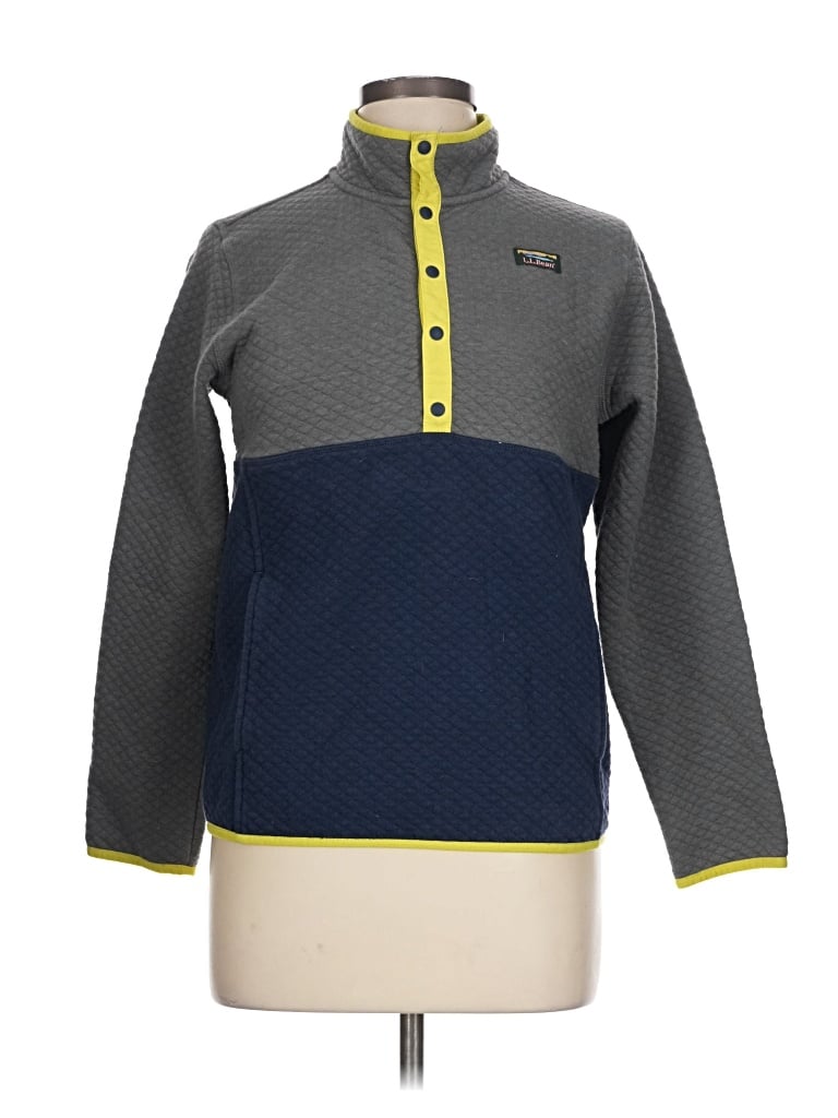 Pre-owned L.l.bean Fleece Jacket In Gray