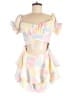 Shein 100% Polyester Tie-dye Pink Romper Size 8 - 10 - photo 1